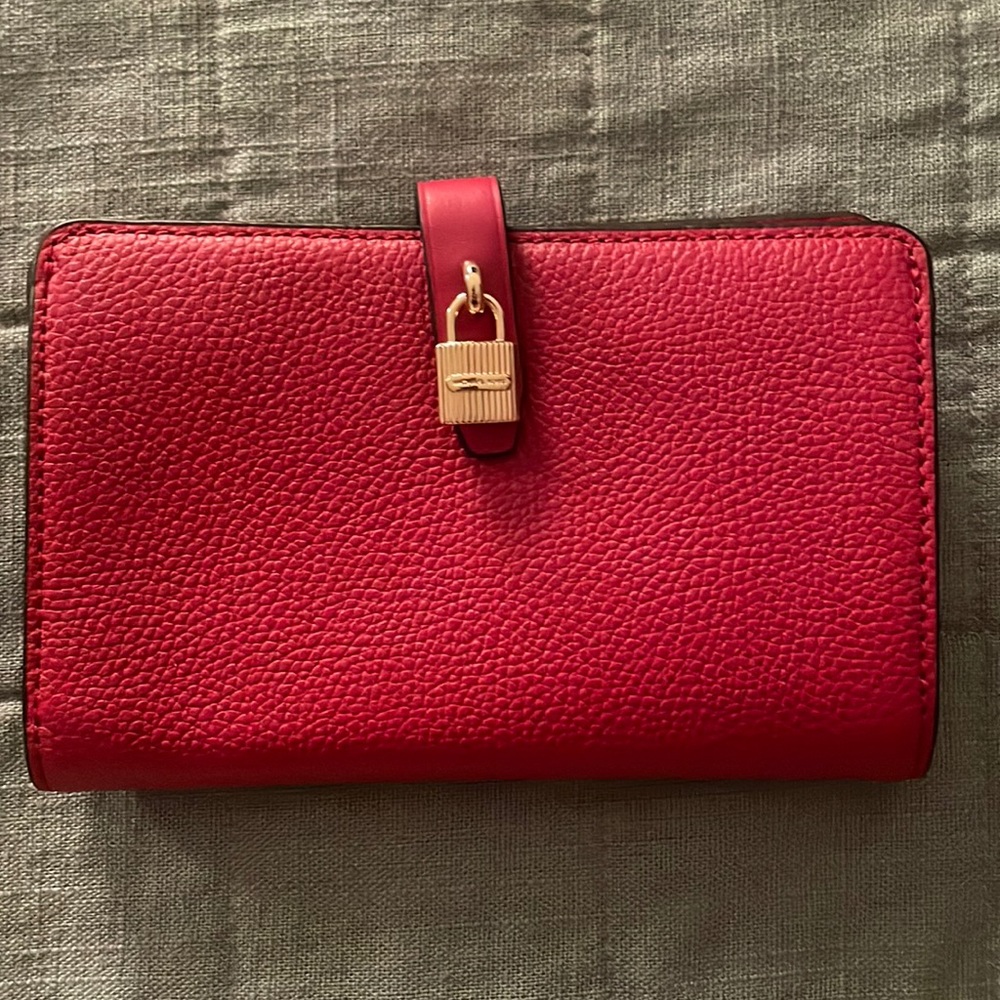 Red Michael Kors wallet